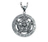 Men's vintage sterling silver pendant & necklace - MOWTE