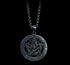 Men's vintage sterling silver pendant & necklace - MOWTE