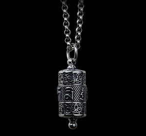 Men's fashion sterling silver amulet pendant & necklace - MOWTE