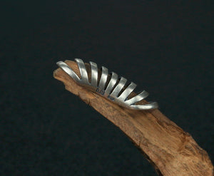 Men's fashion U-shaped silver ear clip - MOWTE
