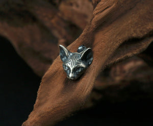 Men's fashion cat silver stud - MOWTE