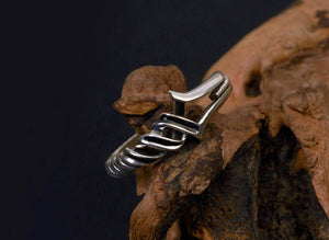 Men's unique sterling silver ring - MOWTE