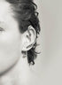 Men's fashion winding snake silver ear cuff - MOWTE
