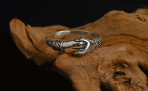Fashion couple sterling silver rings - MOWTE