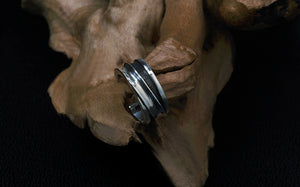 Men's vintage silver ear cuff - MOWTE