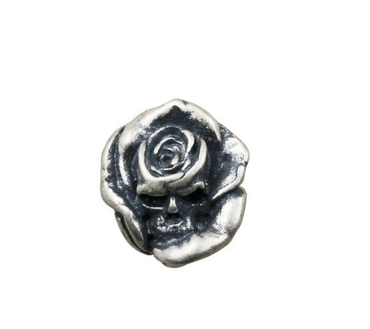 Men's fashion rose skeleton ear stud - MOWTE