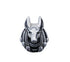 Men's fashion egyptian god Anubis silver ear stud - MOWTE