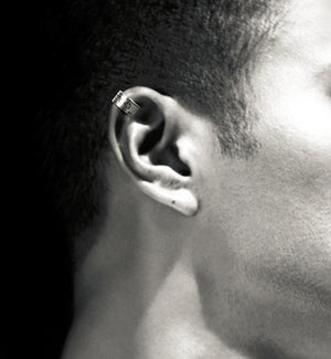 Men's fashion silver ear clip ear cuff