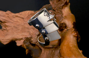 Men's vintage knight battlegear sterling silver ring