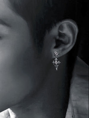 Men's fashion diamond ear stud