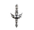 Men's fashion cross wing ear stud