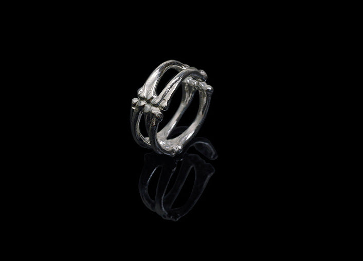 Bone Silver Ring