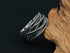 Men's fashion layers sterling silver ring