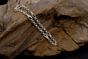 Men's fashion sterling silver bracelet