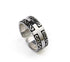 Men's fashion cross sterling silver ring