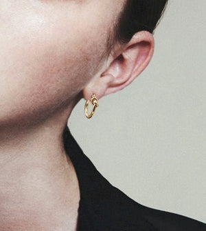 Men's fashion knot ear stud