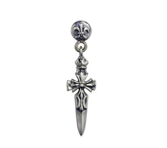 Men's fashion sword ear stud