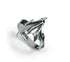 Men's fashion dragon wing sterling silver ring