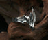 Men's fashion dragon wing sterling silver ring