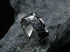 Men's fashion mecha sterling silver ring