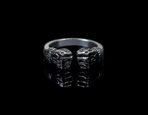 Men's fashion fists sterling silver ring