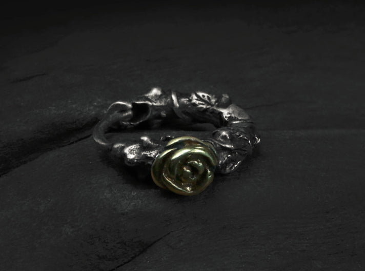 Men's fashion rose ear stud