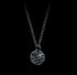 Men's fashion sterling silver love poem inscription pendant necklace