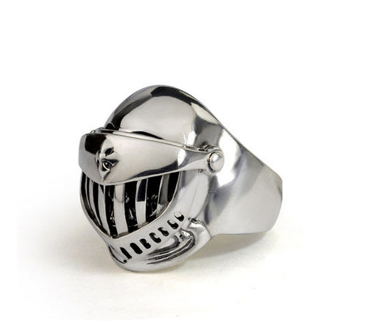 Men's fashion reaper legion sterling silver ring