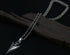 Men's vintage sterling silver small arrow pendant necklace