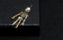 Men's fashion skeleton ear stud