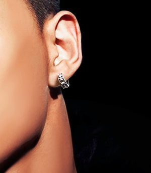 Men's fashion skull ear stud
