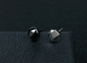 Men's geometric 3D ear studs