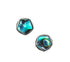 Men's pentagon abalone shell ear stud