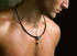 Men's vintage sterling silver pendant & necklace - MOWTE