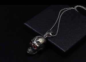 Men's fashion titanium steel skull never fade necklace - MOWTE