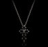 Vintage sterling silver cross pendant & necklace - MOWTE