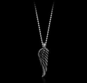 Men's fashion titanium steel wings never fade necklace - MOWTE