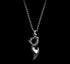 Men's fashion sterling silver angel wing pendant & necklace - MOWTE