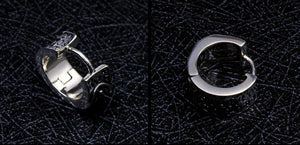 Men's fashion 925 sterling silver unique earrings - MOWTE