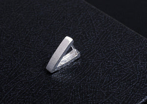 Men's fashion 925 sterling silver geometry earrings - MOWTE
